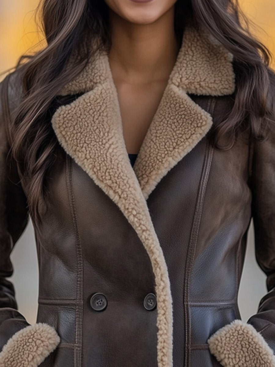 Inéalondon™ | Sheepskin Warm Coat
