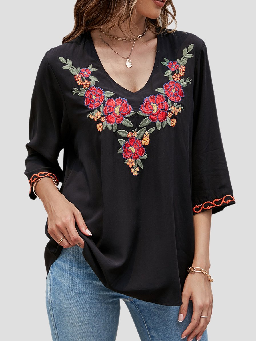 Inéalondon™ | Three-quater Sleeves Top