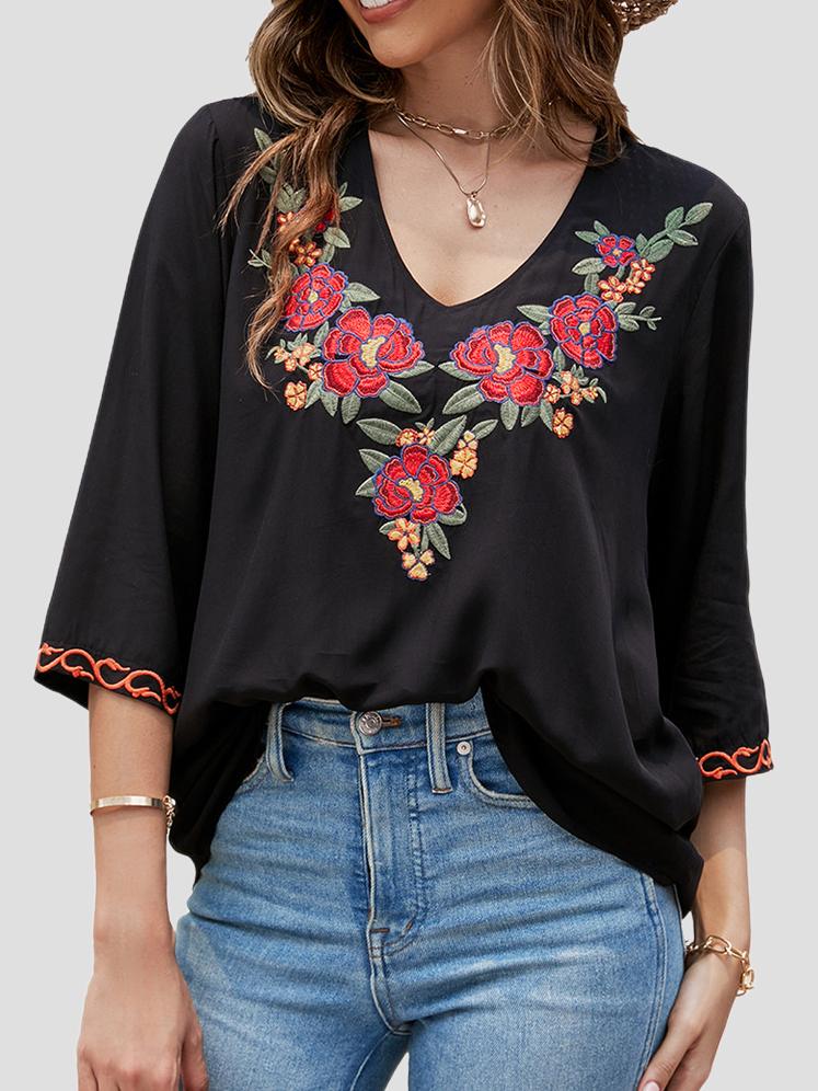 Inéalondon™ | Three-quater Sleeves Top